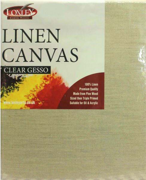 Loxley Linen Clear Gesso Canvas